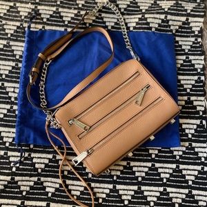 Tan Leather Shoulder Bag
